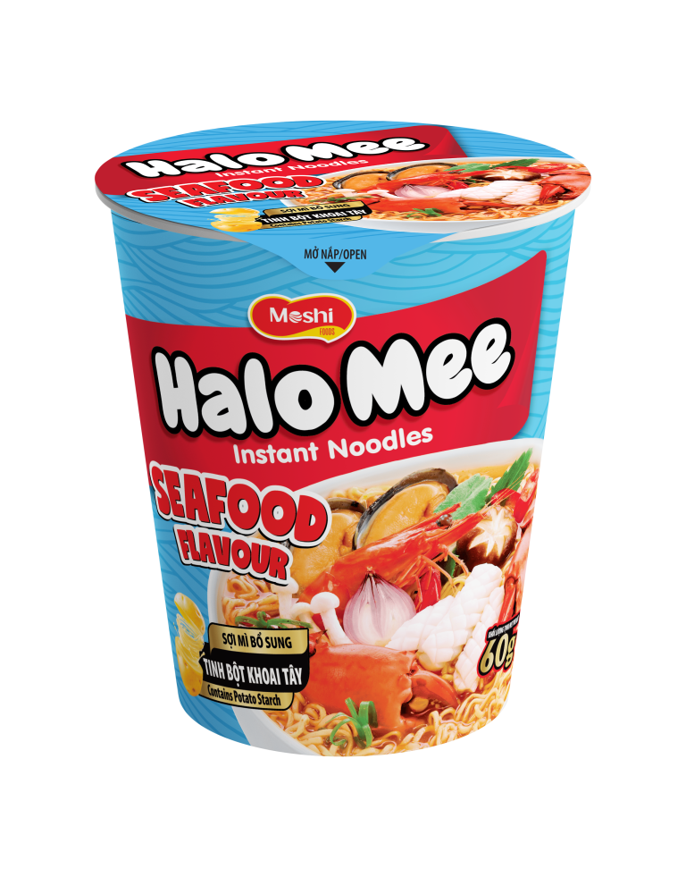 Mì ly HaloMee Hải sản
