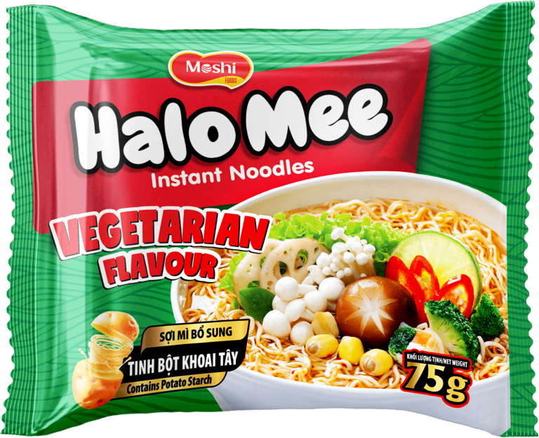 Mì Moshi chay rau nấm