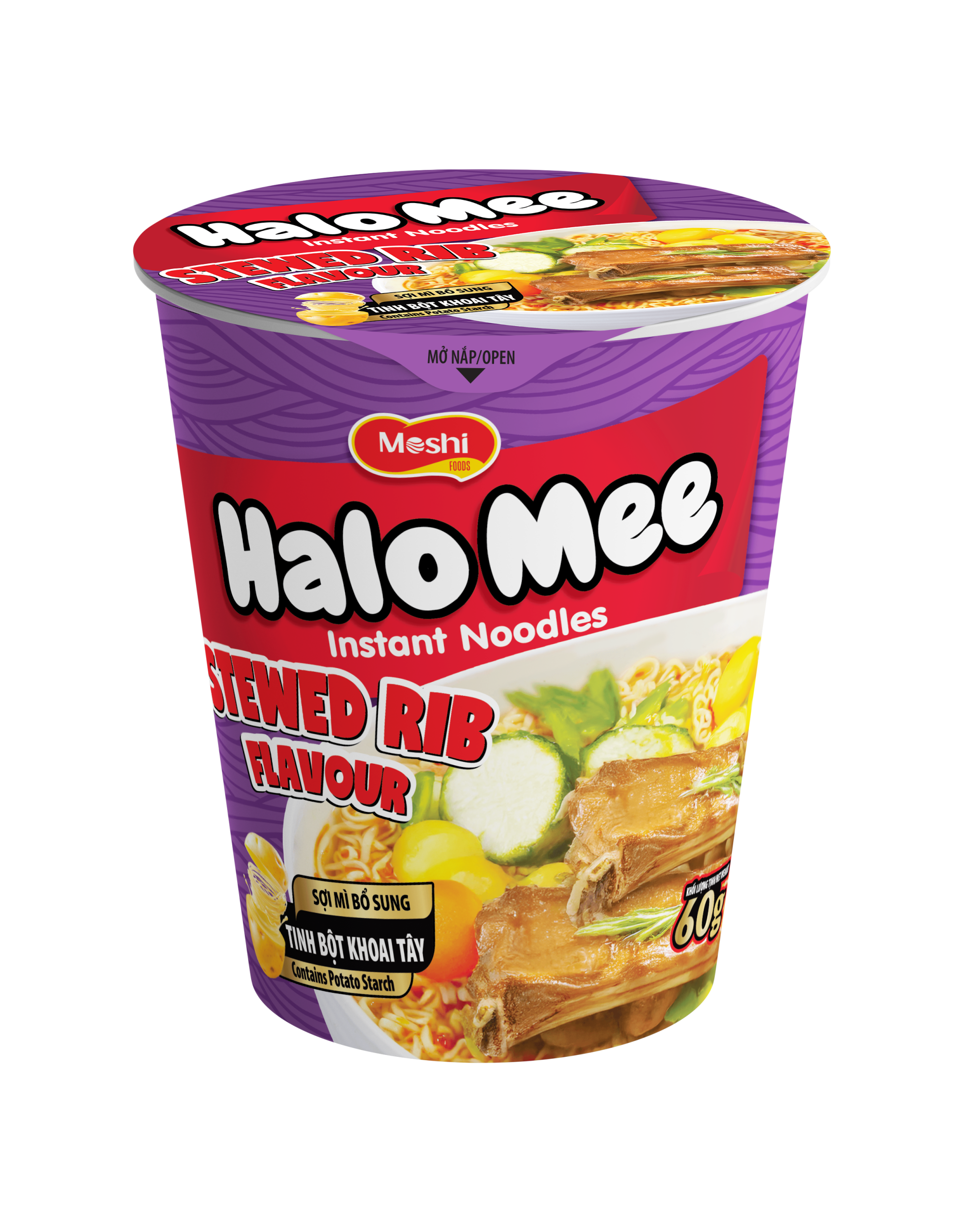 Mì ly Moshi sườn hầm